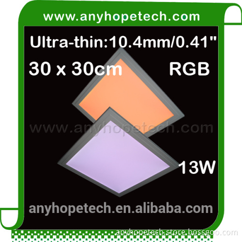 European style wholesale changeable color smd3528 led panel light 12w